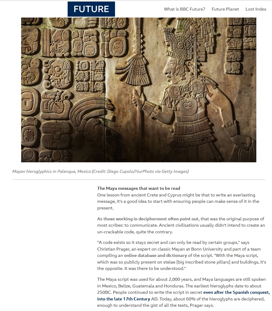 BBC Future Article Screenshot