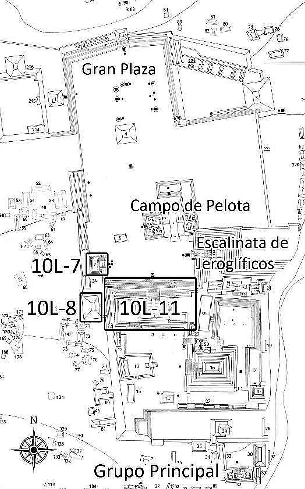 Copan, Map