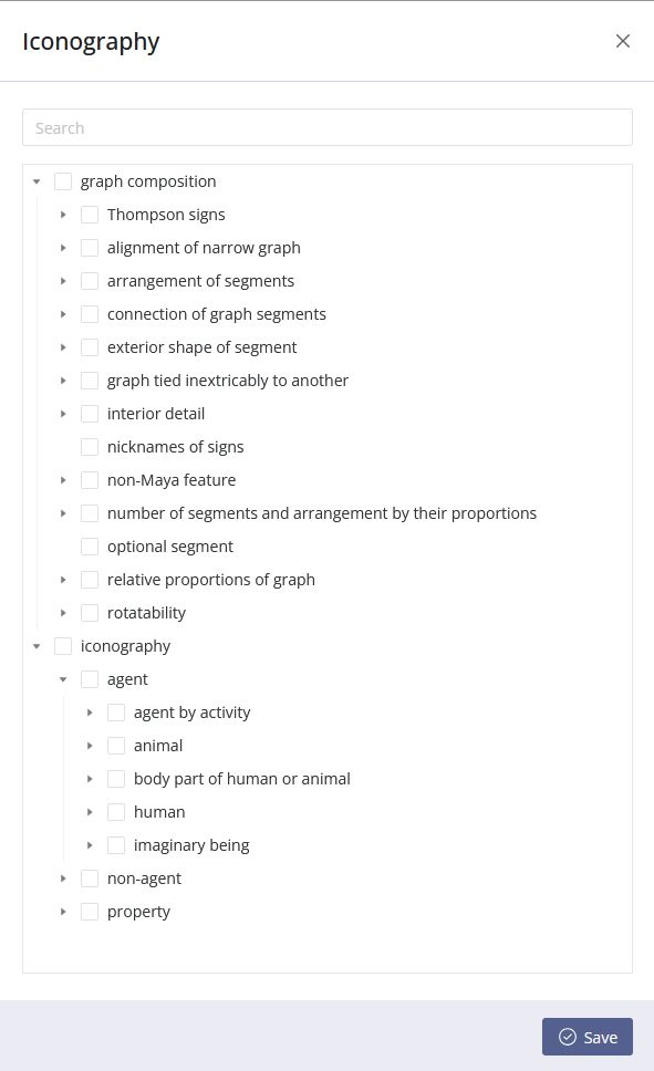 TWKM Iconography Vocabulary